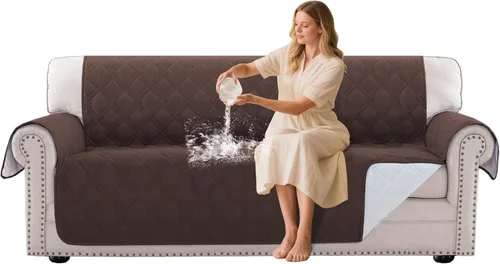 Miniatura 27 de Turquoize Funda 100% Impermeable para Sillón de Ala Fundas para Sillón de Ala con Brazos Protector de Silla Sofá Protector Triple Antideslizante