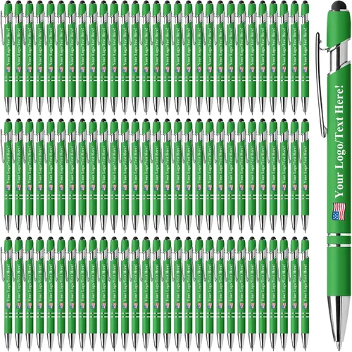 Miniatura 23 de Bolígrafos personalizados con lápiz capacitivo, bolígrafos personalizados impresos con tu logotipo o mensaje, ideales para regalos, promociones