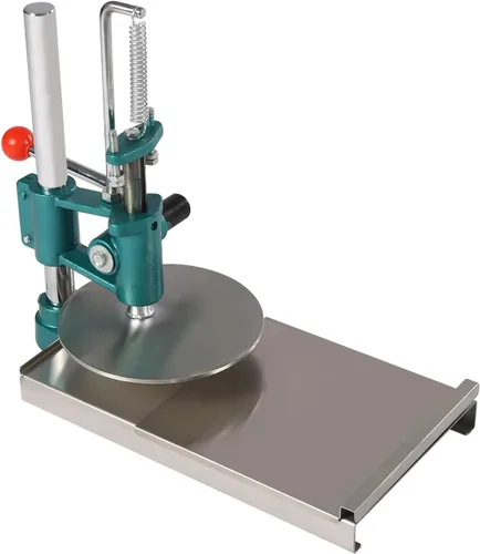 Miniatura 2 de Máquina manual de prensa de masa para pizza, prensa de masa comercial de 7.9 pulgadas con disco de 0.2 pulgadas de grosor, herramienta de cocina