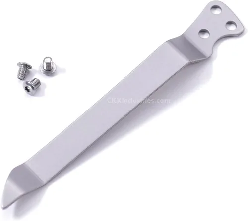 Miniatura 16 de EZSMITH (Modelo 1 Pinza de bolsillo universal - (Acabado táctico negro) - Pinza de bolsillo de repuesto para cuchillos plegables, teléfonos