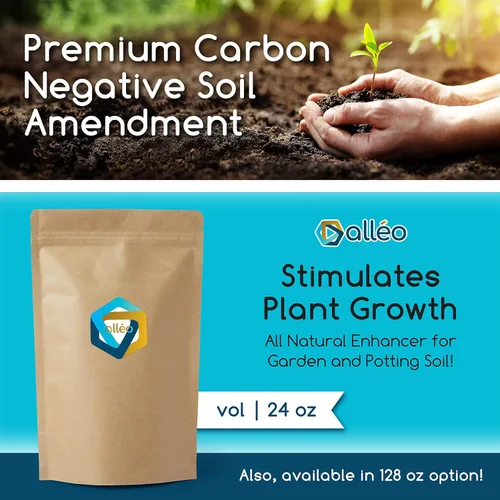 Miniatura 2 de Superchar - Enmienda de suelo de carbón de biocarbón premium - Suplemento fertilizante orgánico de alto rendimiento de 24 onzas - Potenciador