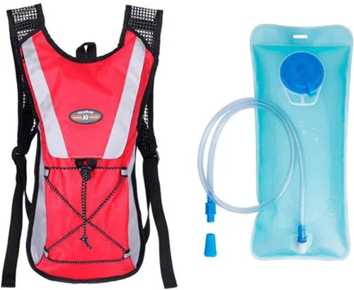 Miniatura 12 de Monvecle - Mochila de agua con vejiga para andar en bicicleta /Senderismo, escalar + 2L Bolsa de hidratación