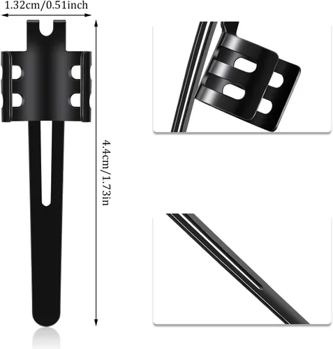 Miniatura 2 de Outus Clip de linterna para accesorios extraíbles, clip de repuesto para linterna de metal, 20