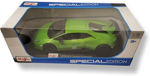 Miniatura 5 de Nuevo DIECAST Toys CAR MAISTO 1:18 Edición Especial Huracan PERFORMANTE (Verde) 31391GRN