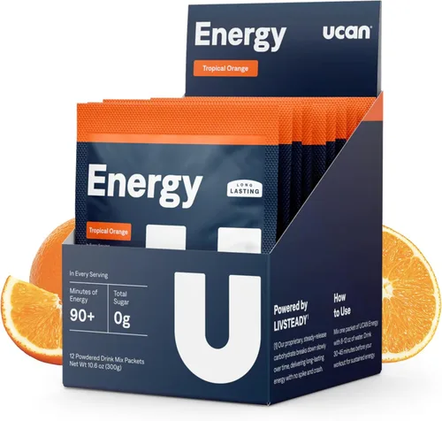 Miniatura 7 de UCAN Polvo energético, Cran-Raz, Keto, sin azúcar, antes y después del entrenamiento para hombres y mujeres, sin OMG, vegano, sin gluten, ideal