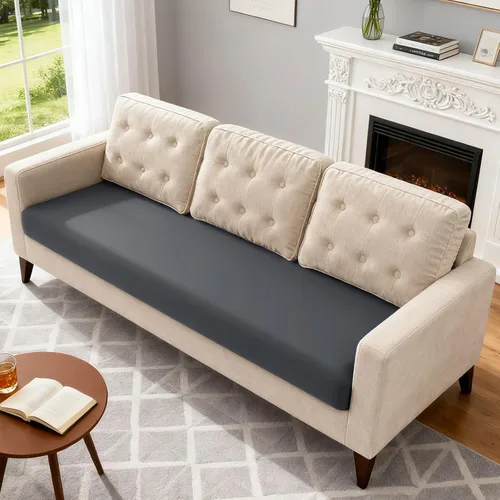 Miniatura 32 de TAOCOCO Fundas de Cojines de Sofá Elásticas Fundas de Asiento de Silla para Sillón, Fundas de Asiento de Sofá de 1 Pieza Protector de Muebles Suave