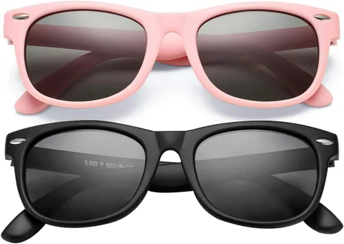 Miniatura 15 de Lentes de sol polarizados de goma elastómero termoplástico (TPEE) flexible, para niñas y niños de 3 a 9 años