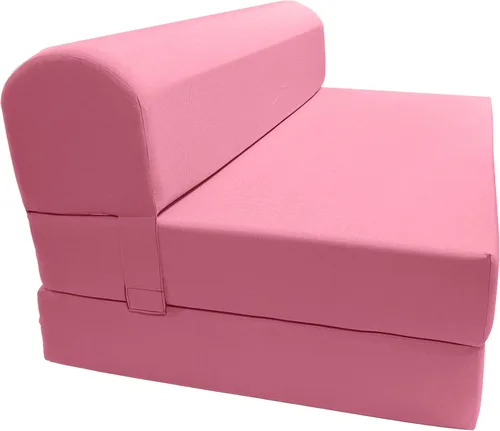 Miniatura 7 de D & D Futon Furniture Chair cama plegable de espuma, sofá de estudio, colchón de espuma doblado (6 x 36 x 70 pulgadas, azul real)