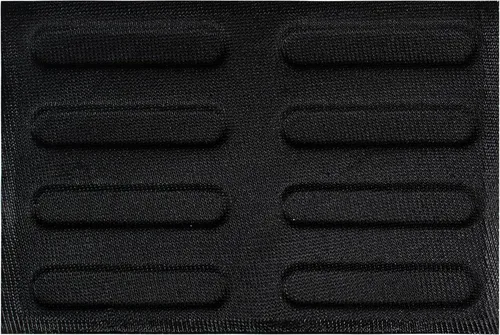 Miniatura 7 de Pan para hornear baguette pan perforado Eclair hojas de malla molde de silicona estrecha barra rectangular 15.748x11.732x0.197 in 16-cavidad por