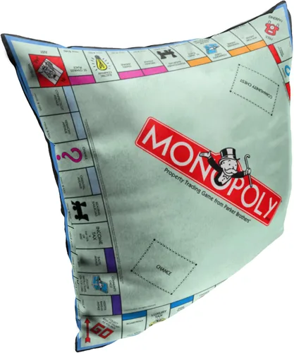 Miniatura 2 de Northwest Monopoly almohada, 18" x 18", tablero de monopolio