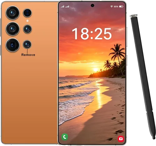 Teléfonos desbloqueados I25U 5G, teléfono inteligente Android 15.0, HD de 6.9", batería de 8000mAh, 8GB+256GB, cámara de 72+108MP, lápiz óptico
