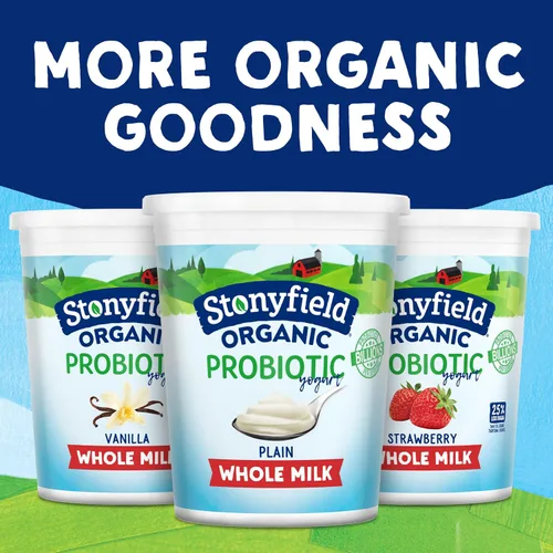 Miniatura 8 de Stonyfield Orgánico, yogur natural de leche entera, 32 oz