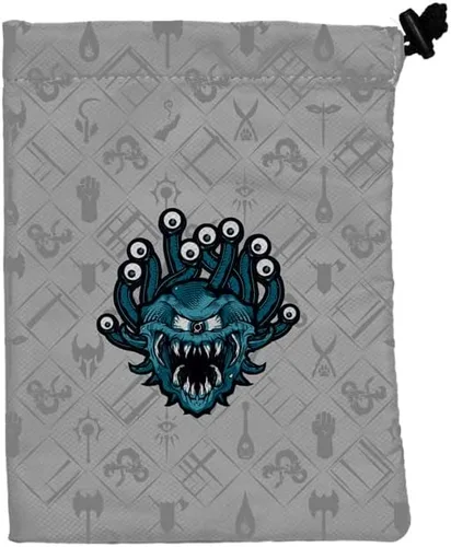 Ultra PRO - Nido del tesoro - Beholder - para bolsa de dados de Calabozos y Dragones, bolsa de dados perfecta para llevar, almacenar hasta 100 dados