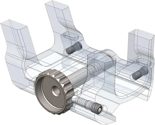 Miniatura 3 de SCALARWORKS Leap/10 - Soporte de óptica RDS de una pieza resistente y ligero de desmontaje rápido compatible con miras Aimpoint