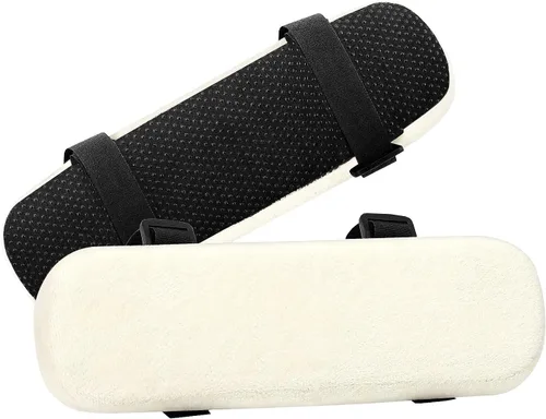 Miniatura 11 de MOSISO Reposabrazos para Silla (Paquete de 2), Fundas de Espuma Viscoelástica para Silla de Casa/Oficina, Cómodas Almohadillas para Brazos de Rosa