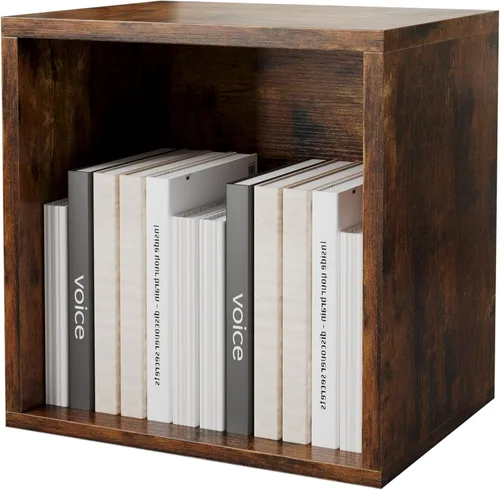 Miniatura 23 de FUSUNBAO Organizador Mágico de Almacenamiento en Cubos DIY Apilables para Casa, Libros, Ropa, Juguetes - Sistema de Almacenamiento Modular de Roble