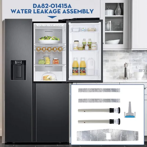 Miniatura 5 de Showingo DA82-01415A Kit de reparación de fugas de agua para refrigerador, compatible con el ensamblaje de fugas de agua de Samsung, reemplazo