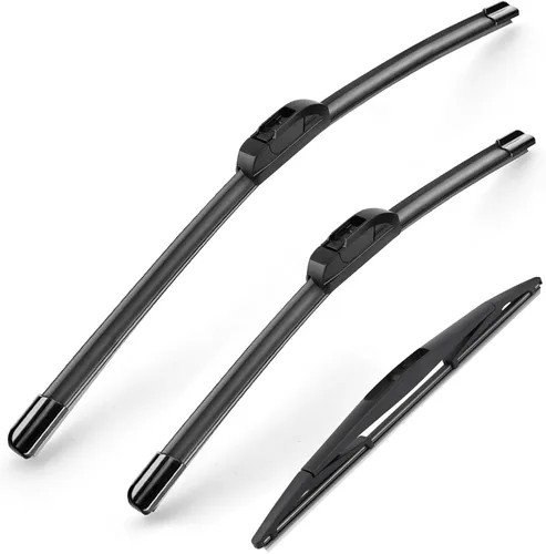 Miniatura 11 de Limpiaparabrisas Premium de 21" + 19" para Parabrisas, Todas las Estaciones, Duraderas, Estables y Silenciosas, Láminas Limpiaparabrisas