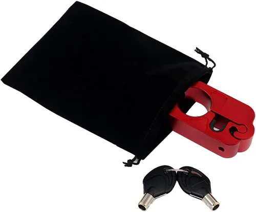 Miniatura 5 de Xboken - Cerradura de motocicleta antirrobo, resistente, cerraduras de seguridad ajustables para manillar del acelerador y freno, cerraduras