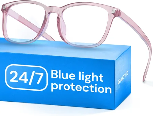 Miniatura 8 de Gaoye - Gafas de luz azul para computadora y juegos - Lentes anti rayos UV, resistentes a los arañazos y ajuste cómodo 2 negro y gris transparente