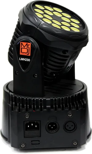 Miniatura 7 de MR DJ USA - LMH230 100W RGBW 18-LED Cabeza móvil DJ Luz