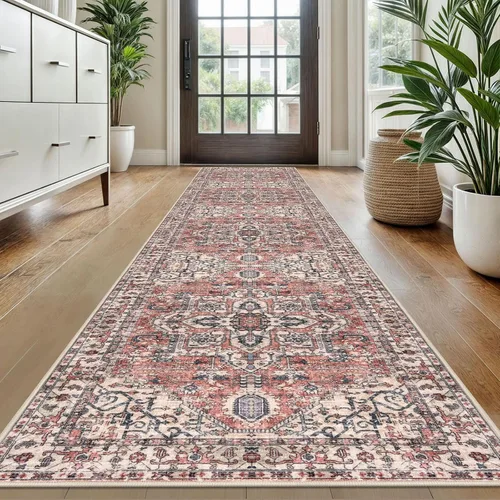 Miniatura 203 de KOZYFLY Alfombra Pequeña de Área 2x3 Pies Alfombras para Entrada Lavable Boho Alfombra de Entrada Antideslizante Tapete de Puerta Interior Entrada