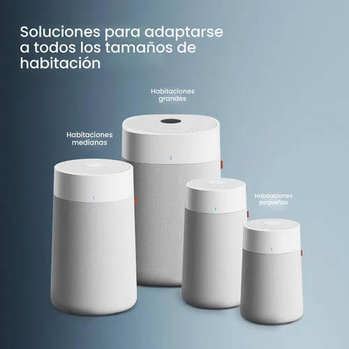 Miniatura 13 de BLUEAIR Purificadores de aire para habitaciones grandes, limpia 3,048 pies cuadrados en una hora, limpiador de aire inteligente HEPASilent