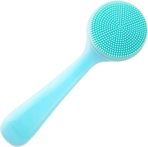 HINZIC Cepillo de limpieza facial manual de silicona, respetuoso con la piel, impermeable, limpiador exfoliante para puntos negros, eliminación de