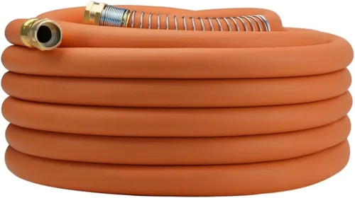 Miniatura 33 de Wiseflow Leader Hose Manguera de agua resistente de 3 x 5/8 pulgadas con accesorios de latón macho a hembra, extensor de manguera corta para carrete