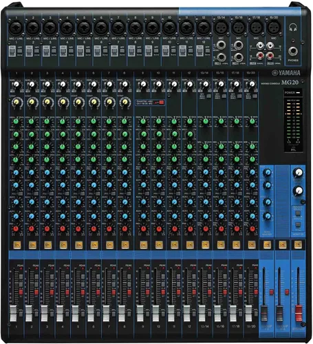 Miniatura 18 de Mezclador estéreo compacto de 6 entradas Yamaha MG06, Negro