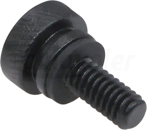 Miniatura 4 de Tornillo de asiento trasero negro compatible con Harley Davidson 1996-2021 (negro-1)