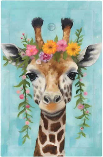 Miniatura 88 de Placa de receptáculo para interruptor basculante de una sola banda, 1 banda Decora GFCI Starry Night Painting Placa decorativa de pared