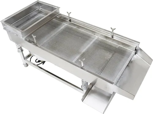 Miniatura 11 de TECHTONGDA Máquina de tamiz lineal eléctrica de tamiz vibratorio recto Máquina de tamiz de acero inoxidable de una capa un motor 0.020 in