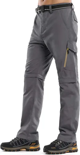 Miniatura 2 de Hiking Pants for Men Convertible Zip Off Boy Scout Quick Dry Lightweight Cargo Travel Safari Pants