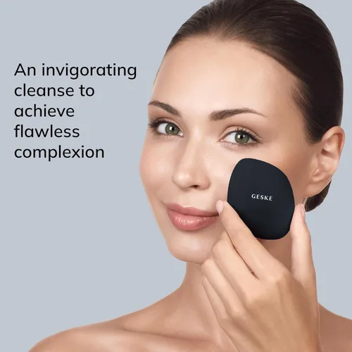 Miniatura 3 de GESKE SmartAppGuided™ Cepillo facial 4 en 1 Cepillo de limpieza facial profesional Cepillo facial de silicona para limpieza de la piel