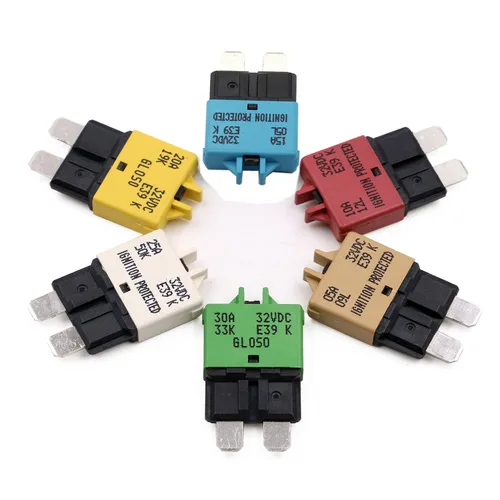 Miniatura 19 de Disyuntor de fusibles de reinicio manual de 12 V, 24 V, 3 A, ATO/ATC de perfil bajo – UL – Disyuntores reiniciables tipo 3 amperios, kit de fusibles