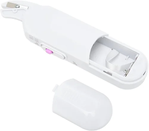 Miniatura 6 de Tijeras eléctricas inalámbricas para cortar cartón de tela, mango ergonómico, dos fuentes de alimentación, mini tijeras portátiles herramienta
