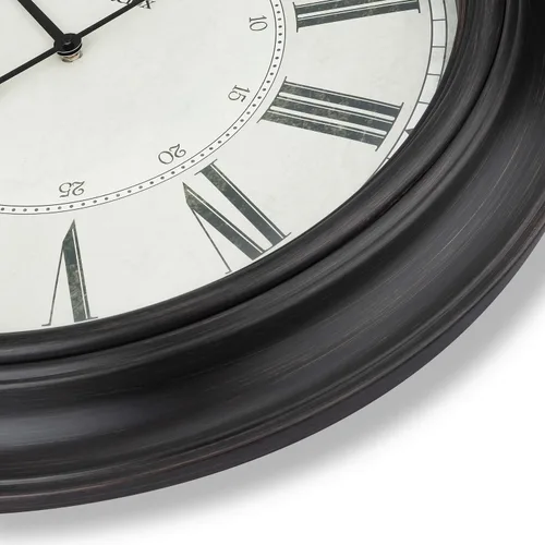 Miniatura 3 de Westclox 32213VBK Reloj de pared tradicional de 24 pulgadas, funciona con pilas, para sala de estar, dormitorio, oficina, regalo ideal