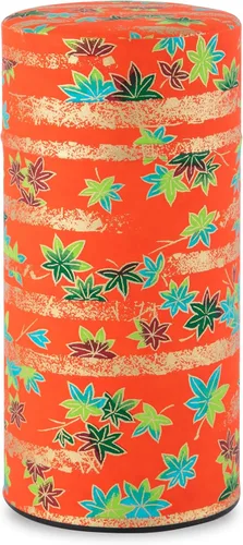 Miniatura 14 de NOREN Lata para Té Japonesa de Hojalata (Papel Yuzen Washi - Oboro Sakura/Rosa), Tamaño de 7.06 oz/Fabricado en JAPÓN con Tapa Interior Incluida