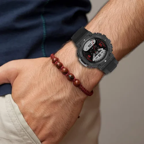 Miniatura 5 de Lijinlan Correa de reloj Amazfit T-Rex 2 para mujeres y hombres, correa de repuesto de silicona suave para reloj inteligente Amazfit Trex 2