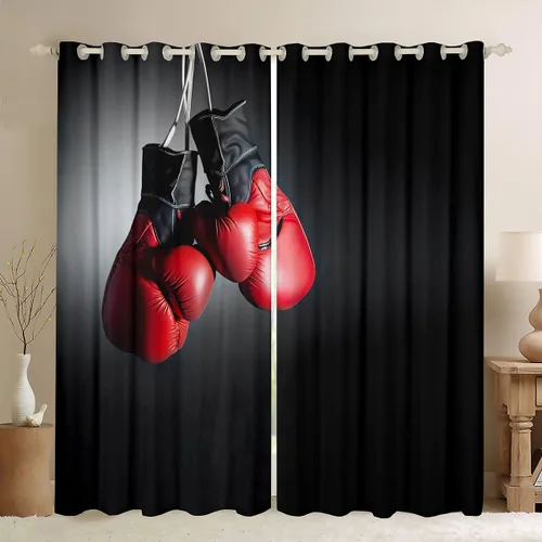 Miniatura 13 de Erosebridal Cortinas opacas de teñido anudado, cortinas de oscurecimiento de galaxia, tratamiento de ventana de nebulosa, 38 x 45 pulgadas, 2