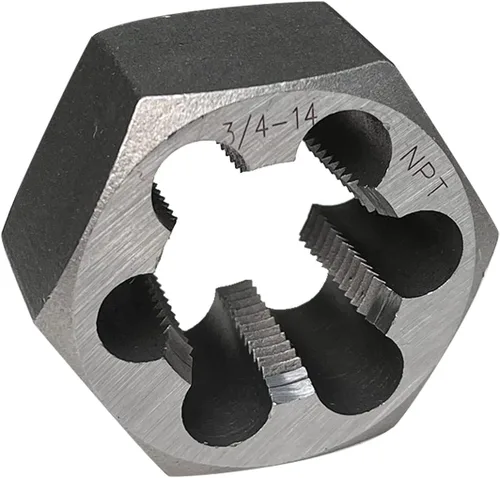 Miniatura 5 de Terraja de rosca de tubo NPT Hex Terraja de acero al carbono de rerosca 1-1/2"-11 1/2