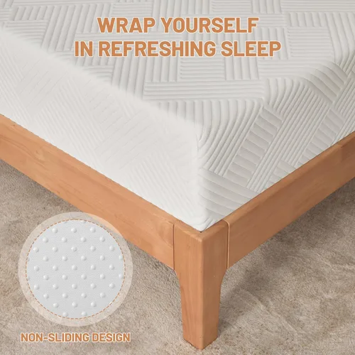 Miniatura 9 de WEUP Colchón individual para niños de 8 pulgadas, colchón de espuma viscoelástica firme media en una caja para aliviar el dolor de espalda, sueño