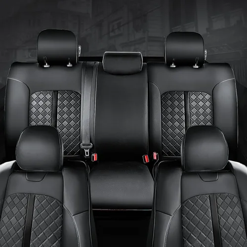 Miniatura 5 de Carlimeki Fundas de asiento personalizadas para Tacoma 2005 2006 2007 2008 2009 2010 2011 2012 2013 2014 2015 Crew Cab 2ª Gen Tacoma Base