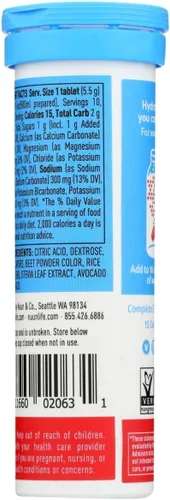 Miniatura 5 de Nuun Hydration Drink Tab - Active - Fruit Punch - 10 Tabletas - Caja de 6