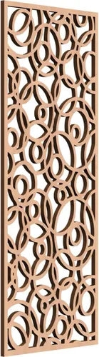 Miniatura 139 de Latrobe Paneles de pared decorativos de madera con calado, 9 3/8 pulgadas de ancho x 24 3/8 pulgadas de alto x 3/8 de alto, roble rojo rojo (Red Oak)