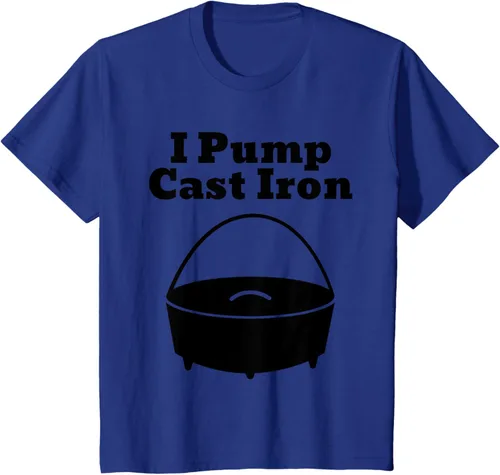 Miniatura 34 de I Pump - Camiseta de hierro fundido para cocinar al horno holandés