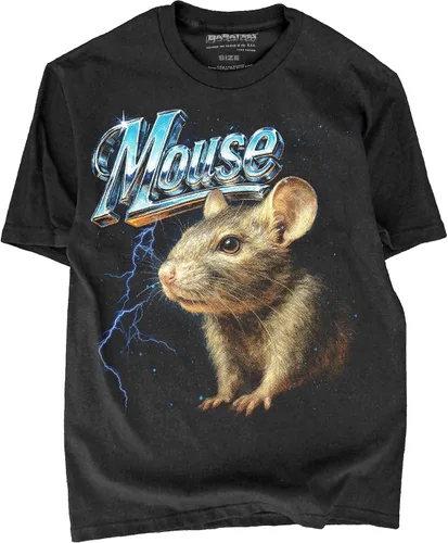Miniatura 38 de Camiseta de Heavy Metal de los 80s con Animal en Negro - 100% Algodón - para Hombre y Mujer
