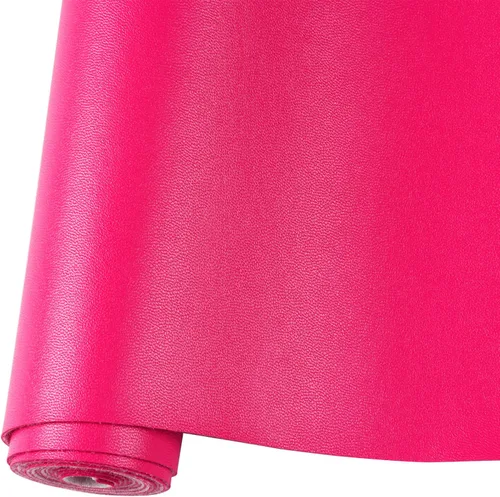 Miniatura 28 de Rollo de hojas de cuero sintético liso de color sólido 12"X53" (30cmX135cm), muy adecuadas para hacer manualidades, aretes de cuero, lazos, costura