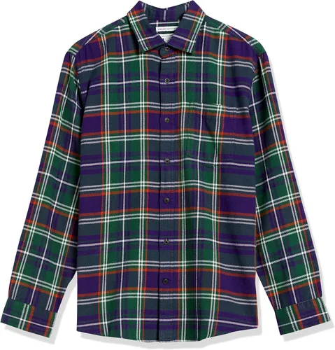 Miniatura 6 de Tienda Essentials Camisa de franela de manga larga para hombre (disponible en tallas grandes y altas)